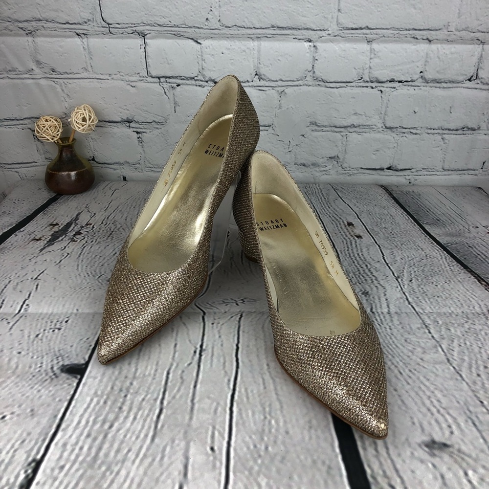 STUART WEITZMAN, Pumps, Crystal New Noir, US Women's 5.5